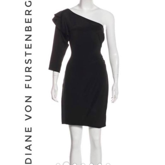 Authentic DVF Cobb One Shoulder Dress - Picture 2 of 8